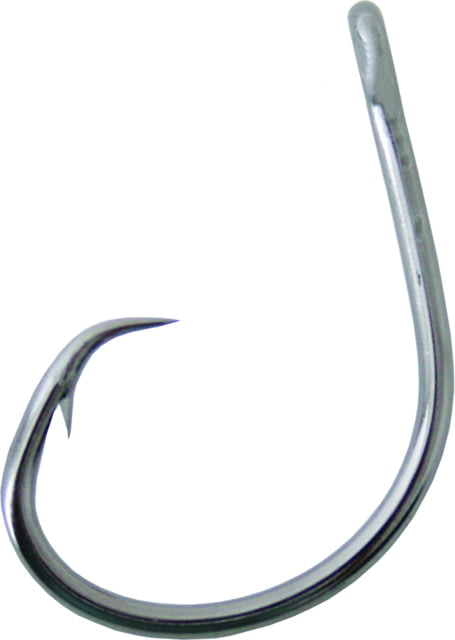 Mustad UltraPoint Demon Perfect Circle Hook Needle Point 2X Strong Ringed Eye Black Nickel Size 5/0 7 per Pack