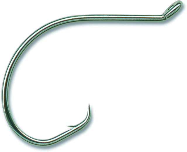Mustad Ultrapoint Demon Perfect Inline Circle Hook Needle Point 1X Fine Up Eye Black Nickel Size 1/0 10 per Pack