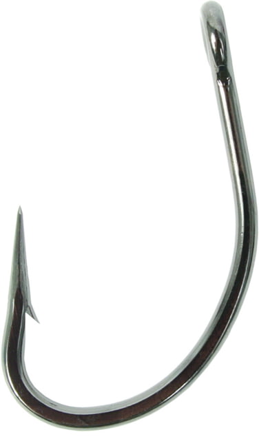 Mustad UltraPoint Live Bait Hook Needle Point 3X Short Shank O'Shaughnessy Ringed Eye Black Nickel Size 8/0 25 per Pack