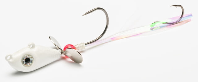 Mustad Walleye Death Spinner Pearl Clear Sparkle 3/4oz
