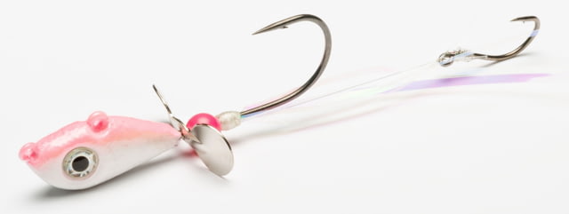 Mustad Walleye Death Spinner Pink/White 1/2oz