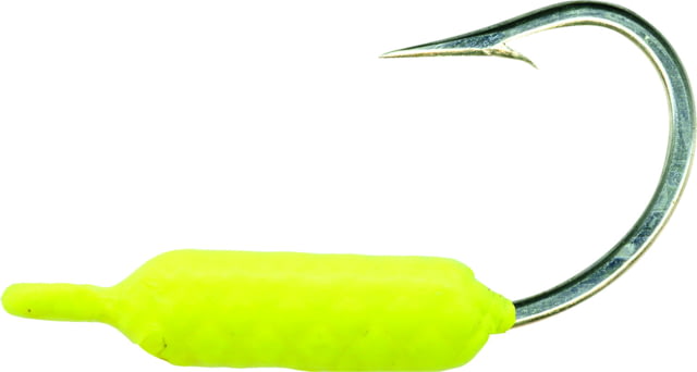 Mustad Yellowtail Jig Head 1/16 oz Sz 2 Hook Chartreuse 10/Pack