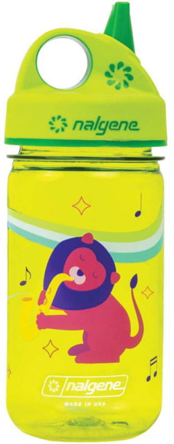 Nalgene Kid's Grip-N-Gulp Sustain Water Bottle 12 oz Musical Lion 12oz