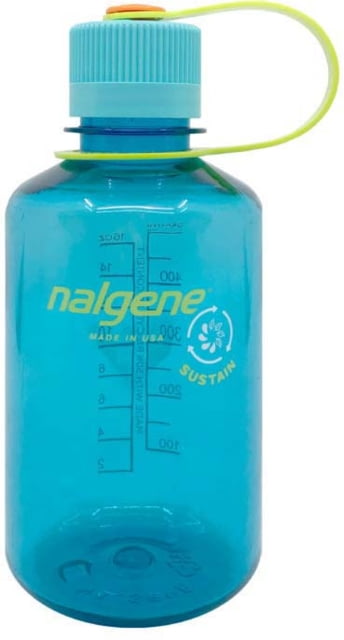 Nalgene Narrow Mouth 1 Pint Sustain Water Bottle 16 oz Cerulean