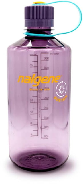 Nalgene Narrow Mouth 1 Quart Sustain Water Bottle 32 oz Aubergine