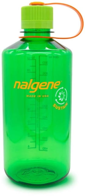 Nalgene Narrow Mouth 1 Quart Sustain Water Bottle 32 oz Melon Ball