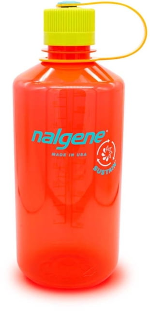 Nalgene Narrow Mouth 1 Quart Sustain Water Bottle 32 oz Pomegranate