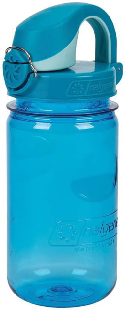 Nalgene On-The-Fly Kids Bottle w/Graphic 12 oz Blue with Glacial cap 12oz