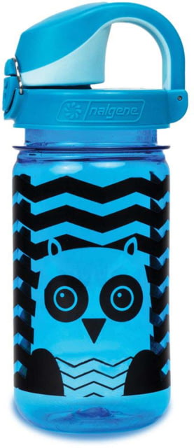 Nalgene On-The-Fly Kids Sustain Bottle w/Graphic 12 oz Striped Owl 12oz