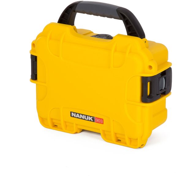 Nanuk 903 Hard Plastic Waterproof Case Yellow