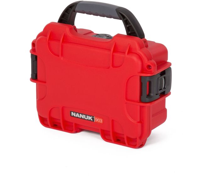 Nanuk 903 Hard Case w/ 3 part Foam Insert Red
