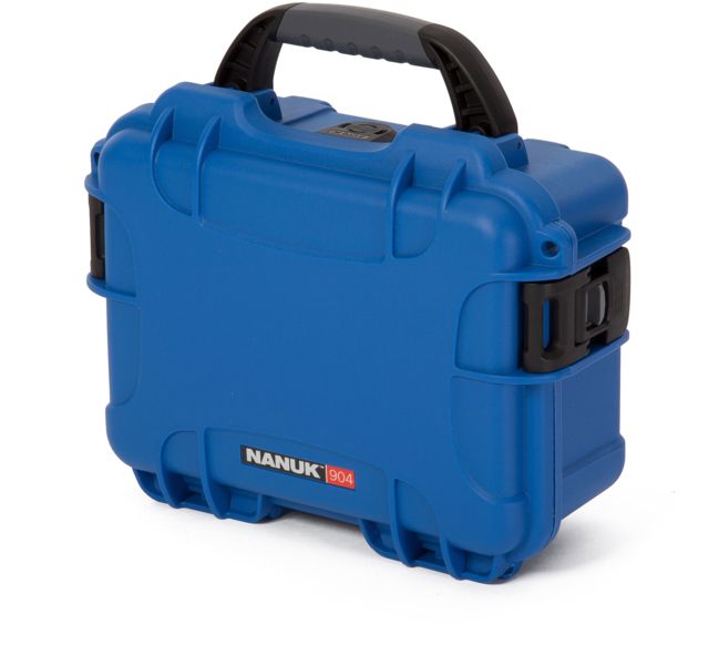 Nanuk 904 Protective Hard Case w/ Cubed Foam 10.2in Waterproof Blue