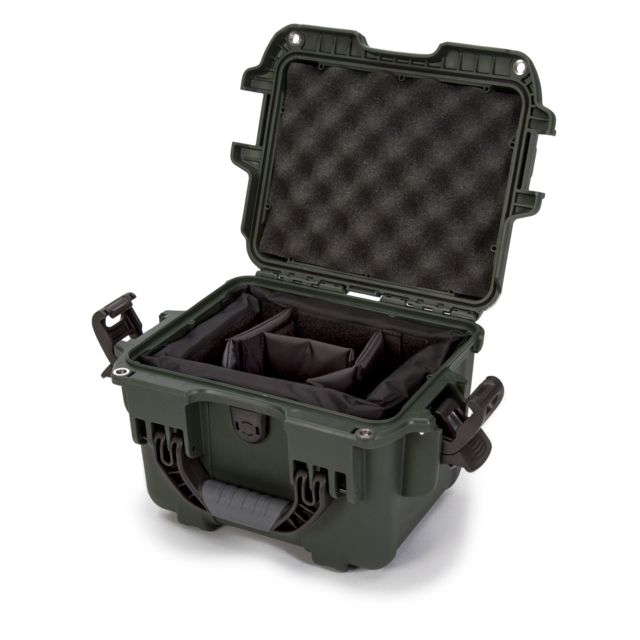 Nanuk 908 Case with Padded Divider Olive Small
