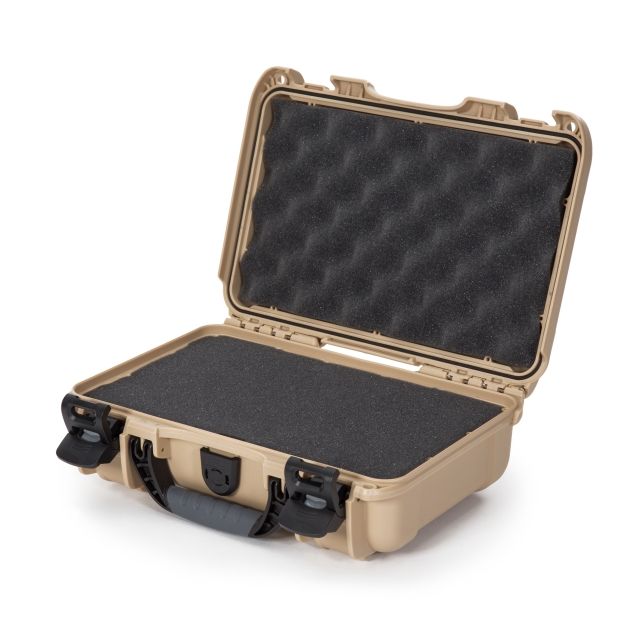 Nanuk 909 Protective Hard Case w/ Foam 12.6in Tan Small