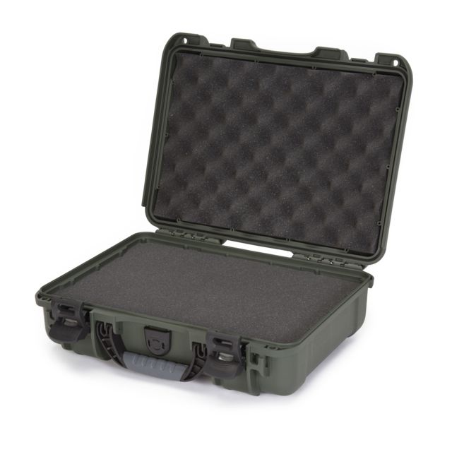 Nanuk 910 Protective Hard Case 14.3in Waterproof w/ Foam Olive