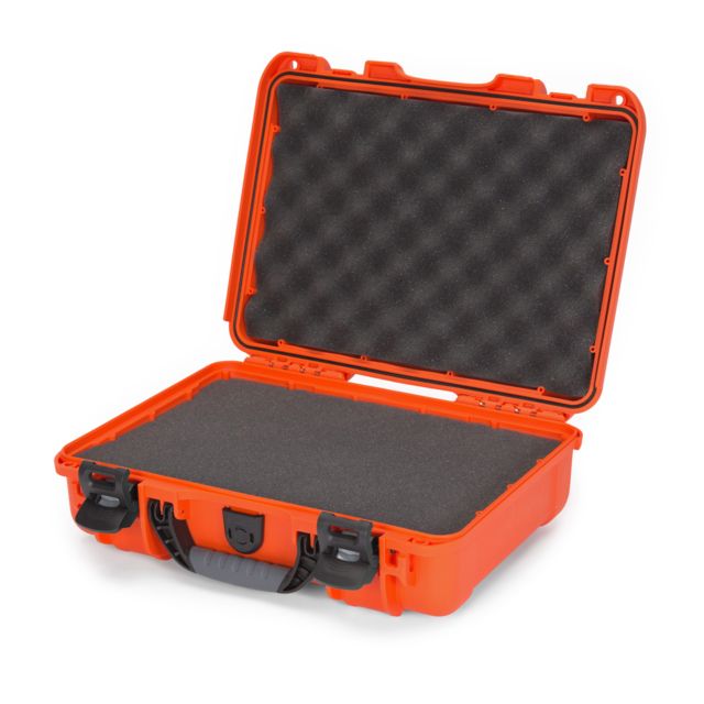 Nanuk 910 Protective Hard Case 14.3in Waterproof w/ Foam Orange