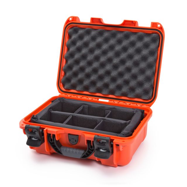 Nanuk 915 Case w/padded divider - Orange