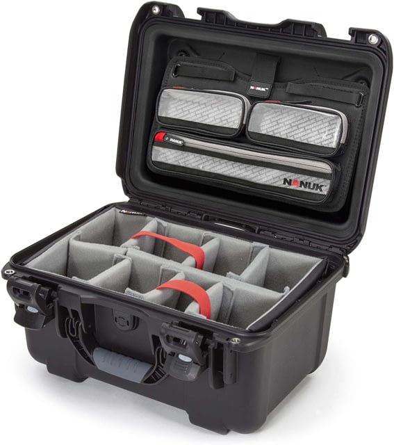 Nanuk 918 Case with Lid Organizer and Divider Black