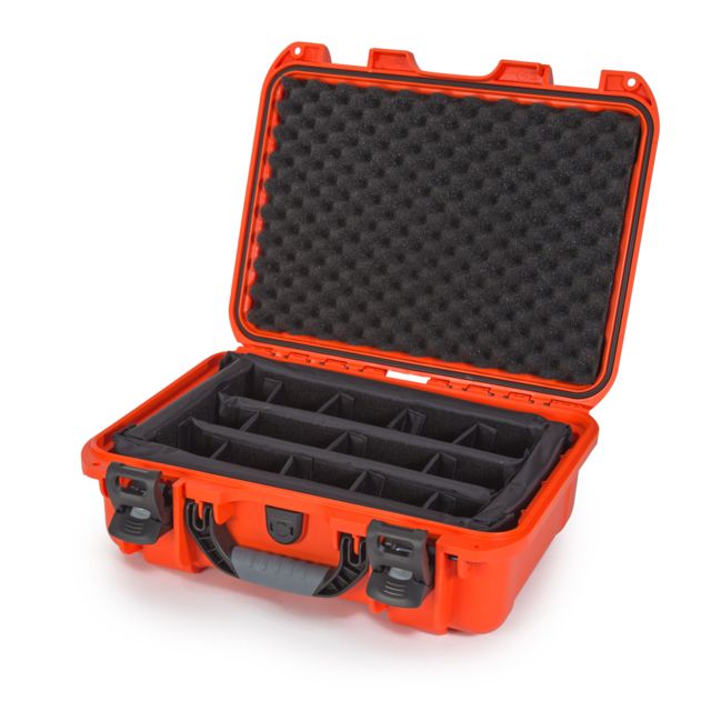 Nanuk 920 Water/Crush Proof Case w/Padded Divider - Orange