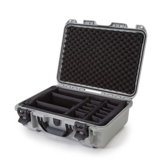 Nanuk 925 Case w/padded divider - Silver