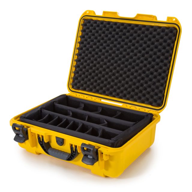Nanuk 930 Water/Crush Proof Case w/Padded Divider - Yellow