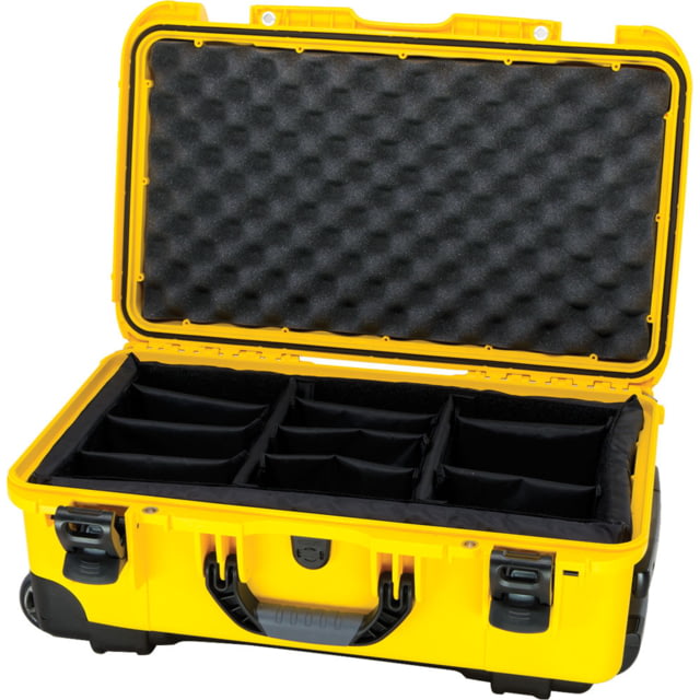 Nanuk 935 Protective Hard Case w/ Padded Divider 22in Yellow