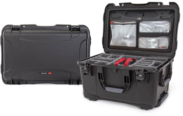 Nanuk 938 Pro Photo Kit Case with Lid Organizer and Divider Black