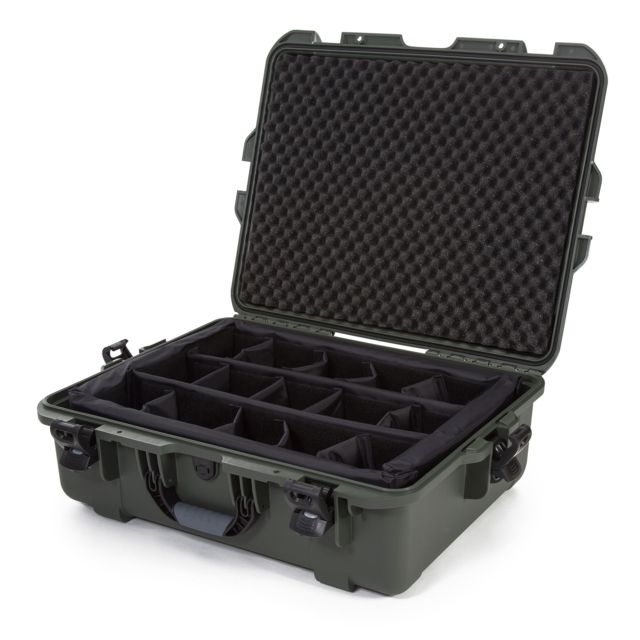 Nanuk 945 Case w/padded divider - Olive