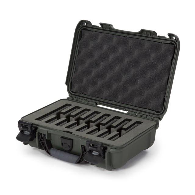 Nanuk Case 909 w/foam insert for 8 Knives Olive Small