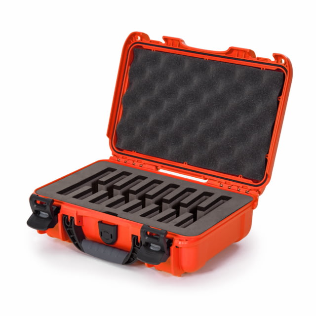 Nanuk Case 909 w/foam insert for 8 Knives Orange Small