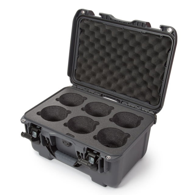 Nanuk Nanuk Case 918 w/foam insert for 6 Lens Graphite Medium