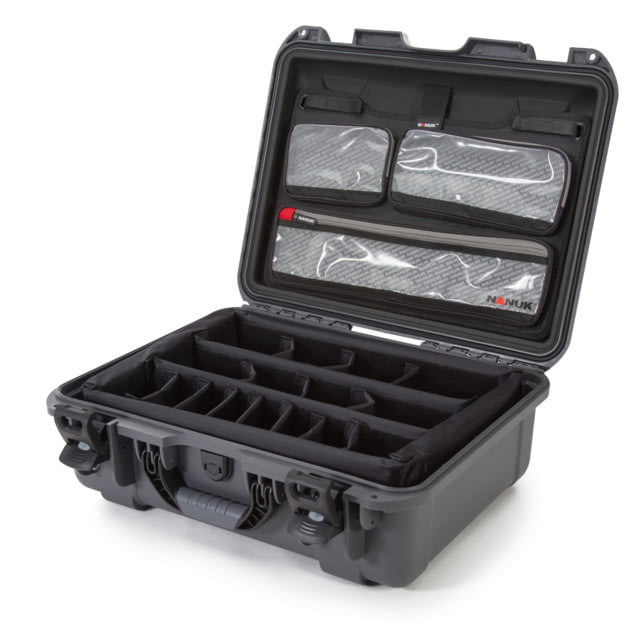 Nanuk Case 930 w/lid org. w/divider Graphite Large