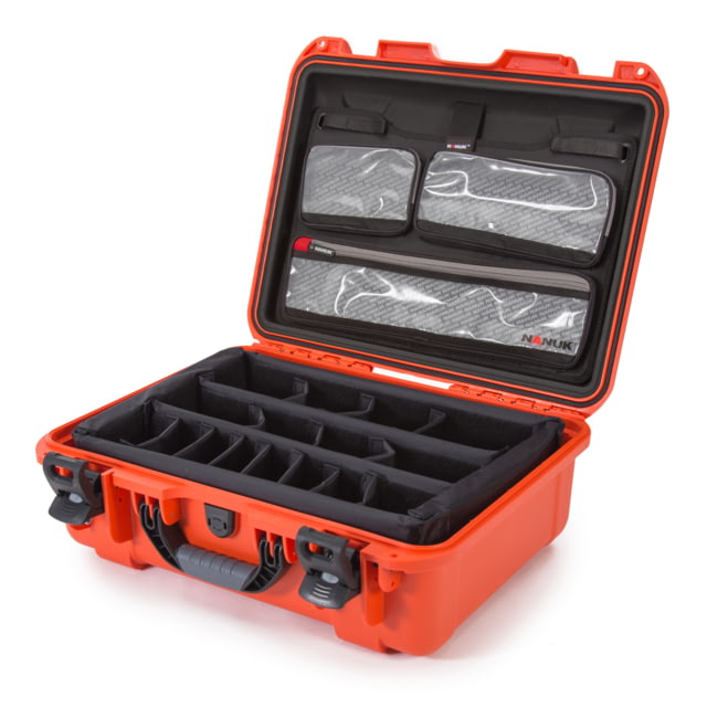 Nanuk Case 930 w/lid org. w/divider Orange Large