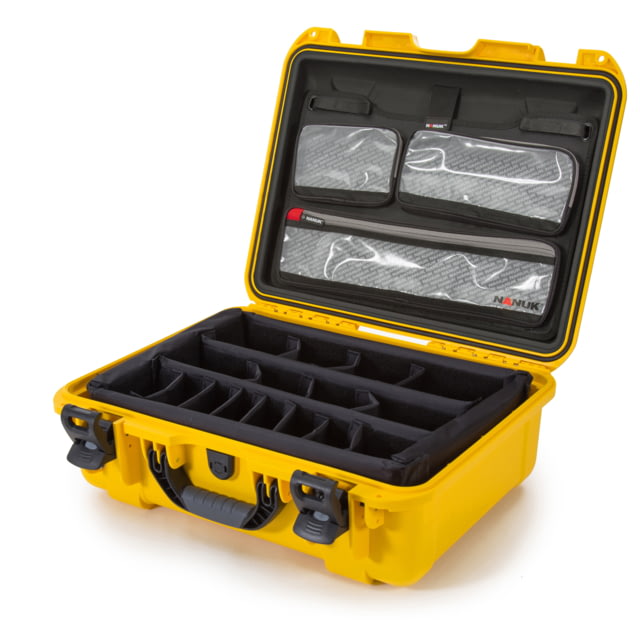 Nanuk Case 930 w/lid org. w/divider Yellow Large