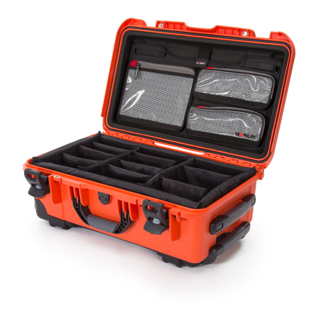 Nanuk Case 935 w/lid org./divider Orange Large