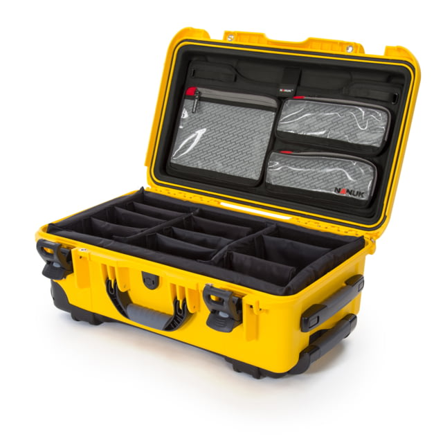 Nanuk Case 935 w/lid org./divider Yellow Large