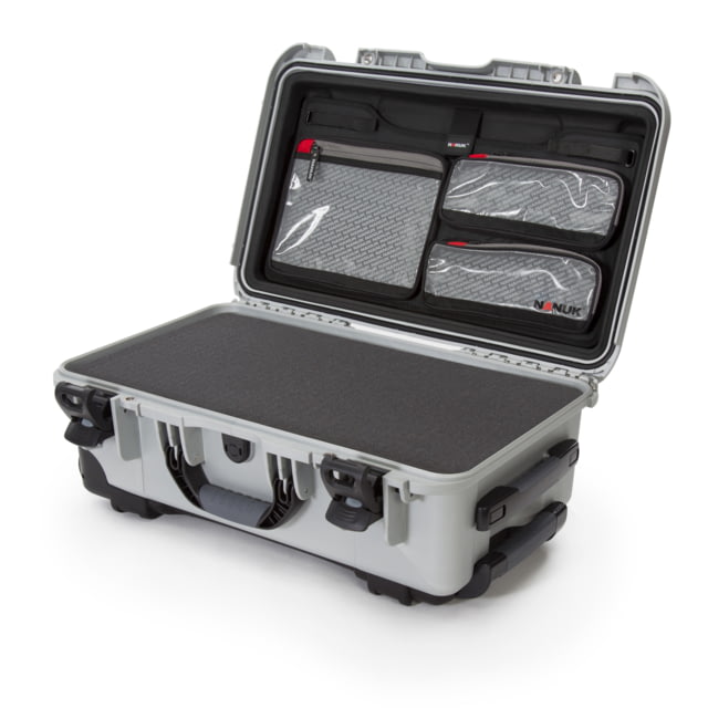 Nanuk Case 935 w/lid org./foam Silver Large
