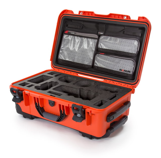 Nanuk Case 935 w/lid org. - w/f Sony A7 Orange Large