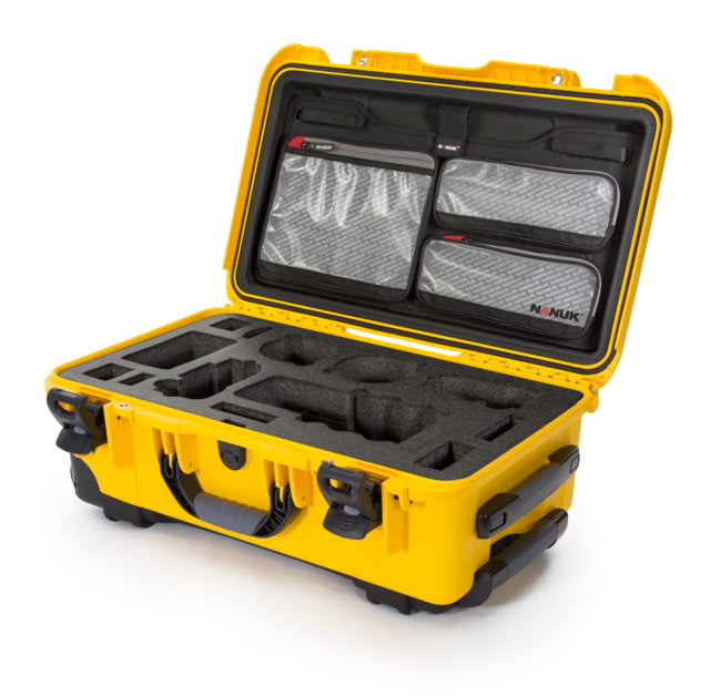 Nanuk Case 935 w/lid org. - w/f Sony A7 Yellow Large