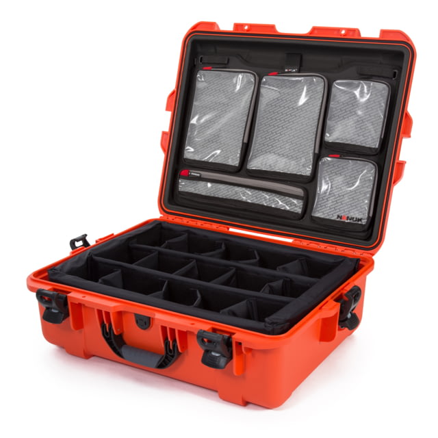 Nanuk Case 945 w/lid org./divider Orange Large