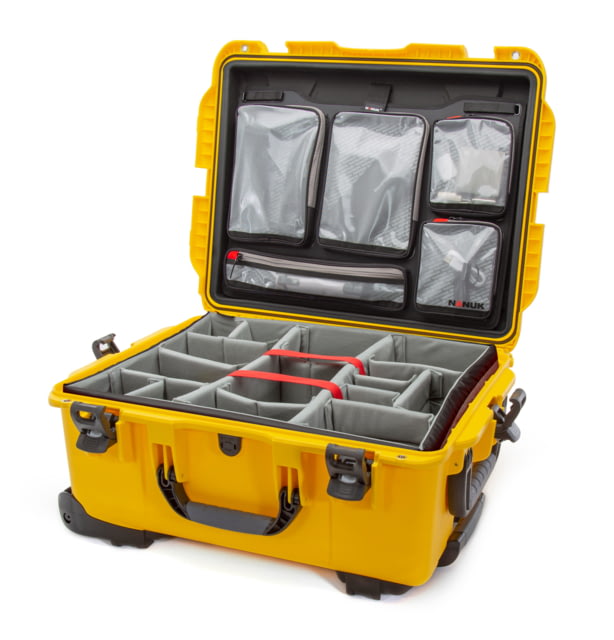 Nanuk Case 955 w/lid org. - w/divider Yellow Large