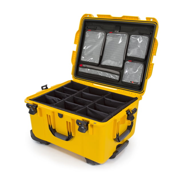 Nanuk Case 960 w/lid org. - w/divider Yellow Large