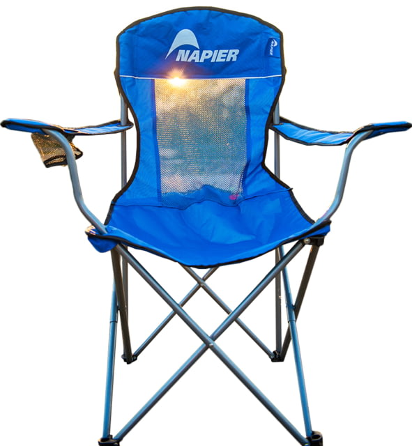 Napier Arm Chair Blue/Grey