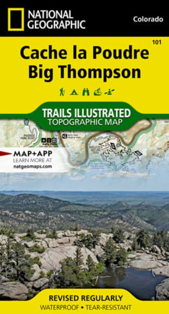National Geographic Cache La Poudre/bg Thomps #101
