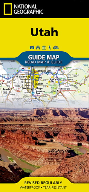 Hike734 Day Hikes Zion National Park Map Guide
