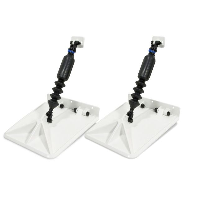 Nauticus Nauticus Smart Tabs SX 9.5 x 10 f/13-15' Boats w/30lb Actuator - White
