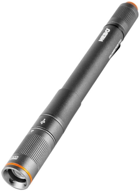 Nebo Columbo Inspection Pen-Sized Flashlight Rechargeable Flex-Fuel 250 Lumens Black