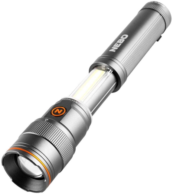 Nebo Franklin Slide Rechargeable Dual Flashlight and Work Light 500 Lumens Black
