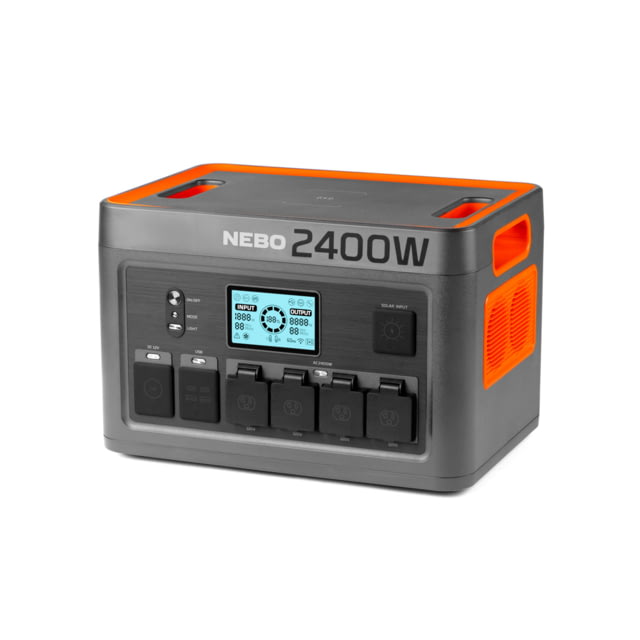 Nebo Nebo Pinnacle 2400 Power Station Grey/Orange
