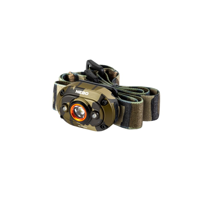 Nebo The MYCRO Micro USB Rechargeable Battery 400 Lumens LED Headlamp MossyOak Bottomland